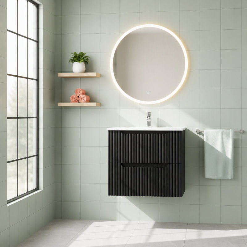 Meuble-lavabo mural flottant de 24 po Goodyo