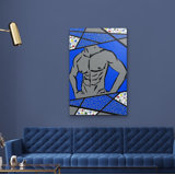 The Beauty Of Him Painting by Eddie Bruckner