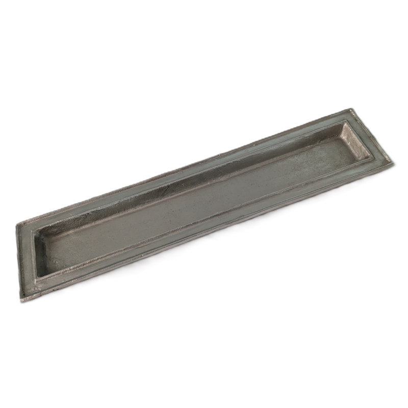 Rectangular Tray With Cut Handle: 29.5X7"
