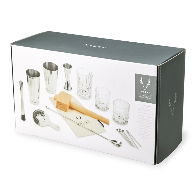 Ensemble de 4 sous-verres Twine Square Slate
