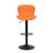 Illyas Swivel Upholstered Adjustable Height Counter Stool with Metal Frame-1577155202-1577155201