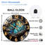 Horloge murale en verre Cosmic Geode