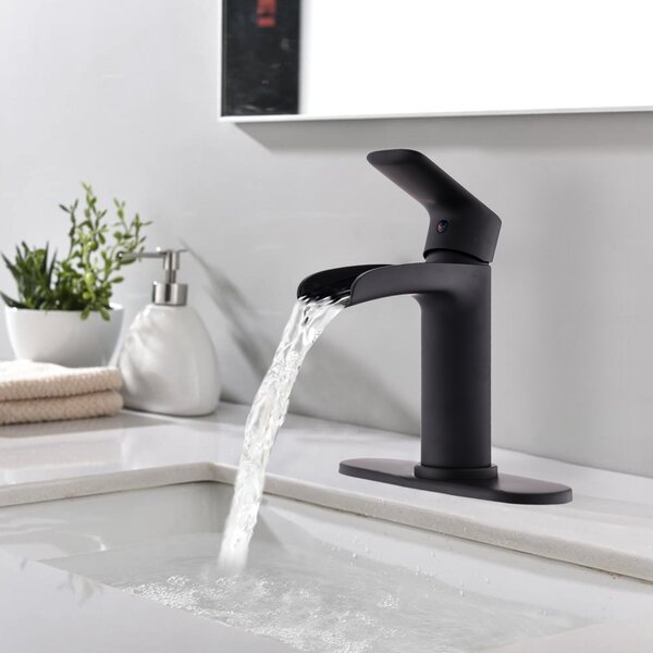 MAXWELL Matherne Single Hole Faucet Single-handle Bathroom Faucet with ...