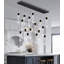 Lustre rectangulaire moderne en cristal 16 lumières DEL-1061699612-1061699613