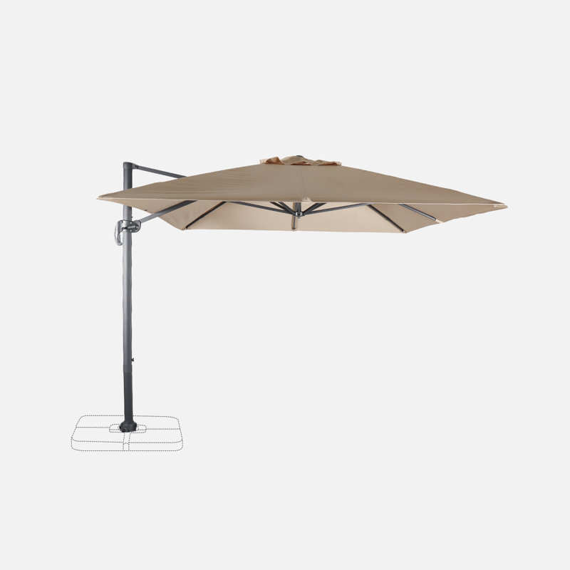 Camilya 380cm Cantilever Parasol, Beige