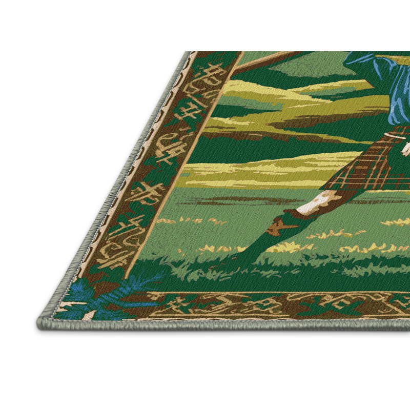  Tapis lavable Caber Toss, Carré 8 pi x 8 pi