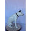 Jack Russel Terrier Dog Bronze Statue -  Size: 25"L X 11"W X 26"H.