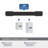 Triomphe 3-3/4 inch (96mm) Center-to-Center Matte Black Cabinet Pull - 10 Pack-90709833