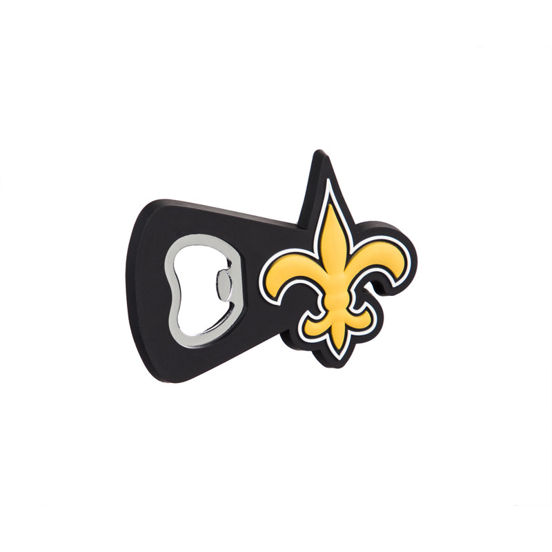 Ouvre-bouteille magnétique en PVC New Orleans Saints
