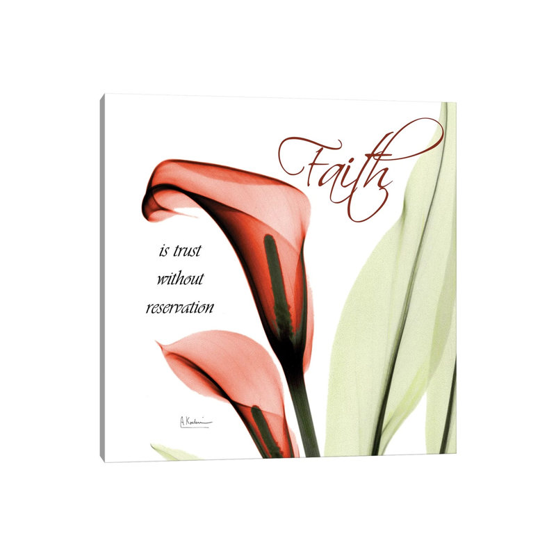 Callas Faith by Albert Koetsier - Wrapped Canvas Painting, 30.48cm H x 30.48cm W x 1.91cm D
