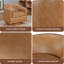 Fauteuil demi-tonneau pivotant en similicuir-733157896-733157942