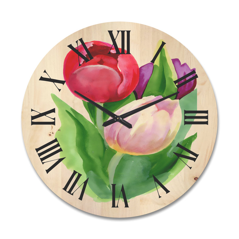 Horloge murale en bois, Très grand