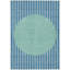 Tapis bleu sarcelle lavable à la machine intérieur / extérieur ACN994-367376496