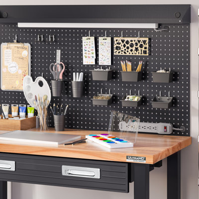 Seville Classics UltraHD 48'' W Wood Top Workbench