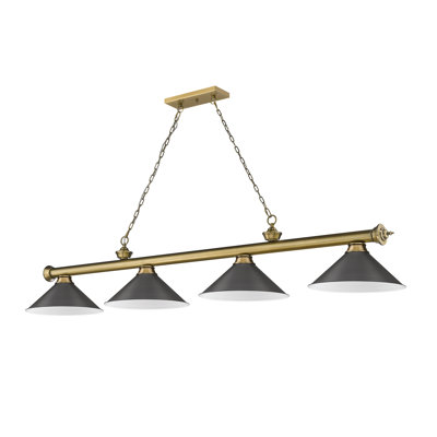 Annaleisa 4-Light Pool Table Pendant