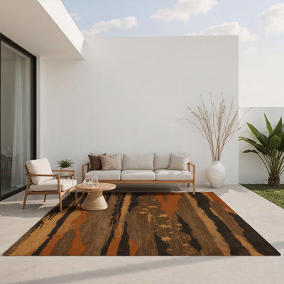 Sunlit Ascent Indoor And Outdoor Area Rug