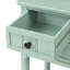 Console étroite, canapé mince avec trois tiroirs de rangement et tablette inférieure pour le salon, assemblage facile (bleu rétro)-130150861-130150859-130150858