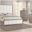 Prescott Taupe Oak 2-drawers Nightstand