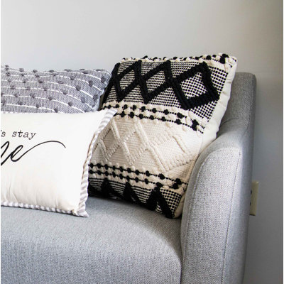 Dhaka Geo Cotton Geometric 20'' Throw Pillow