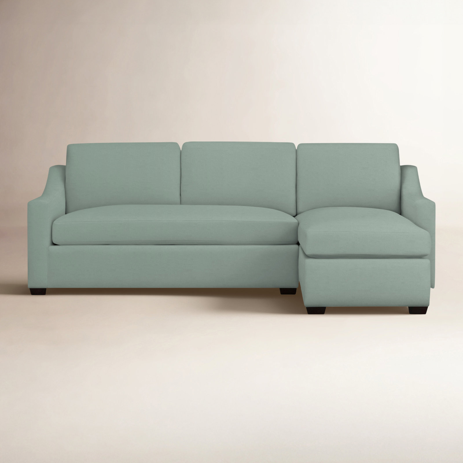 Cranbrook Upholstered Chaise L-Sectional, Right Hand Facing, Bayou Spray Canvas