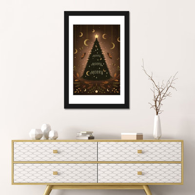 Merry Merry - Wall Art Print - Framed Fine Art Paper