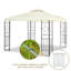 10 Ft. W x 10 Ft. D Steel Patio Gazebo