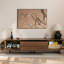 Walnut TV Stand with Drawers, Cabinets-109190472