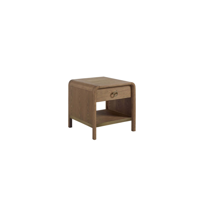 Waterfall End Table - Latte