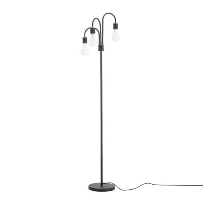 Modern Industrial 3 Lights Floor Lamp