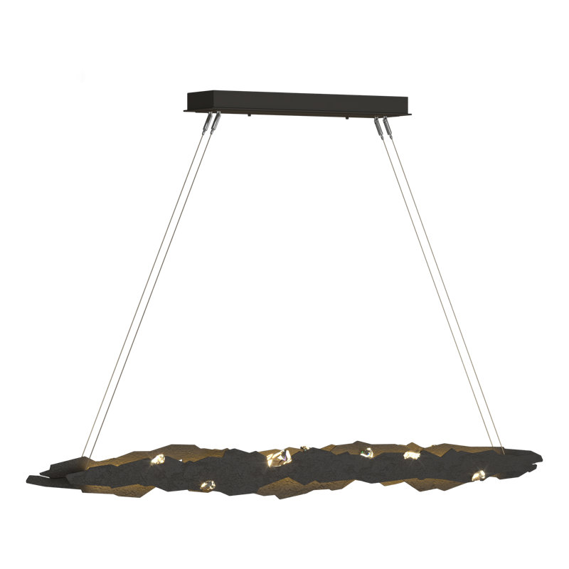 Trove Kitchen Island LED Pendant, Dark Smoke