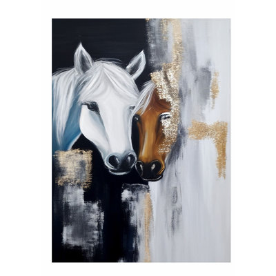 «Animals Best Friends Forever Glam», reproduction d'art non encadrée