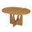 Modern 5-Piece Extendable Round Dining Table Set With 16.2Inch Removable Leaf
