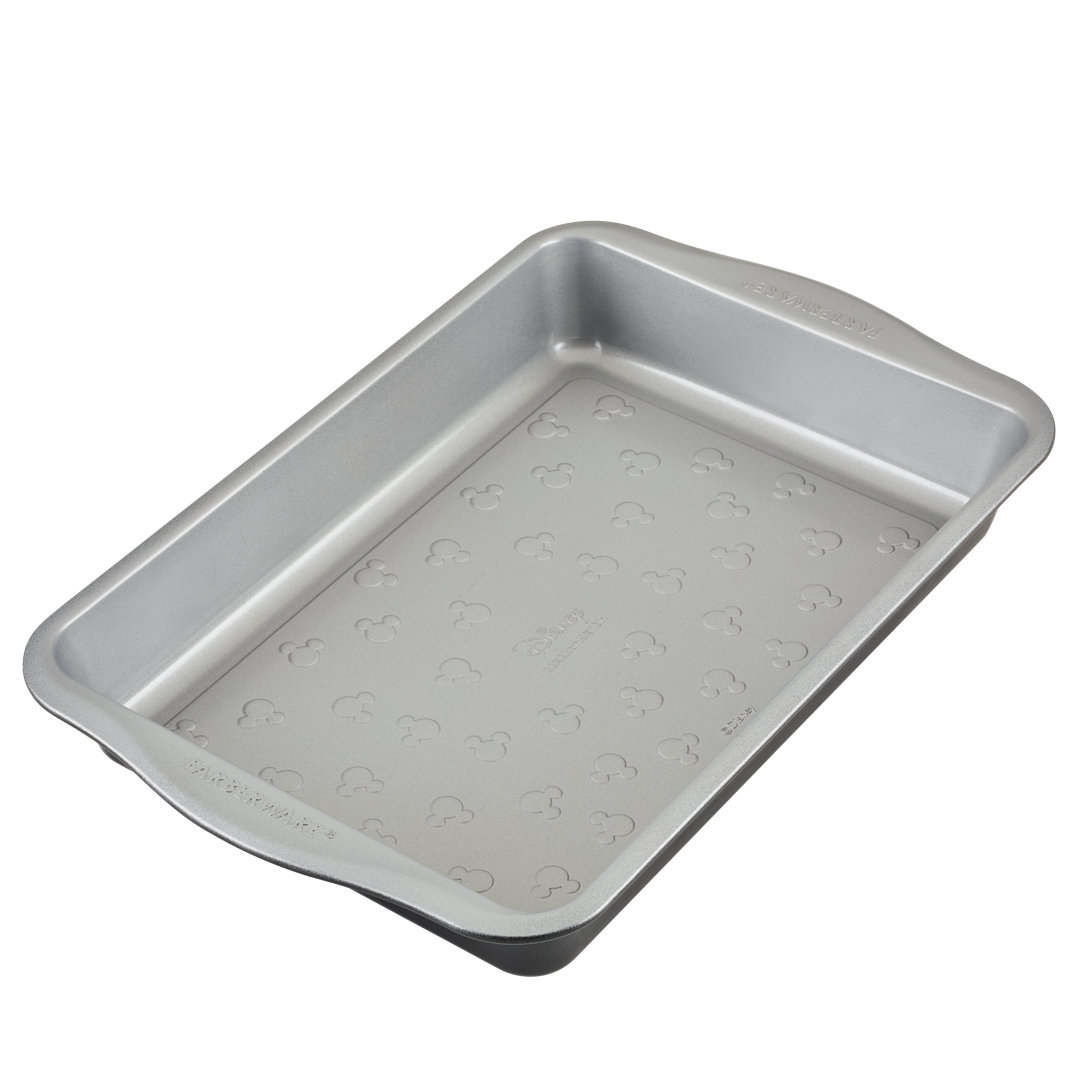Farberware Disney Bake with Mickey Nonstick Cake Baking Pan, 9 Inch x 13 Inch, Black Farberware