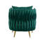 Upholstered Barrel Chair with Ottoman-97699291