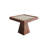 34.65"Brown Square Multifunctional Poker & Dining Table