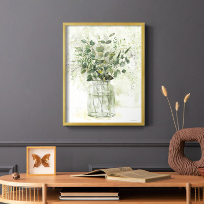 Delicate Greenery II Framed Print - Solid Wood