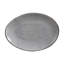 Oval Dessert Plate Stoneware 8.86" Dust