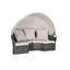 Mobilier de lit de jour rond pour patio, matériau, auvent rétractable, table pour tissu hydrofuge de porche, jardin-1065607737