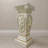 Floral Carved Roman Column Display Pedestal