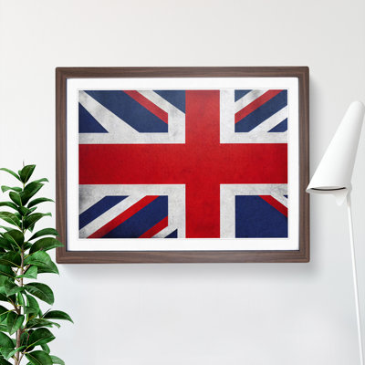 Union Jack Flag Concept Vol.3 - Framed Print