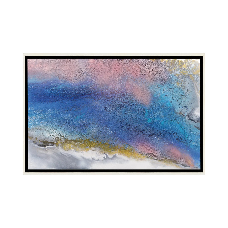 Sakura 12 - 02-23 - Reproduction d'art murale - Toile encadrée, Blanc patiné, H 40 po x l 60 po