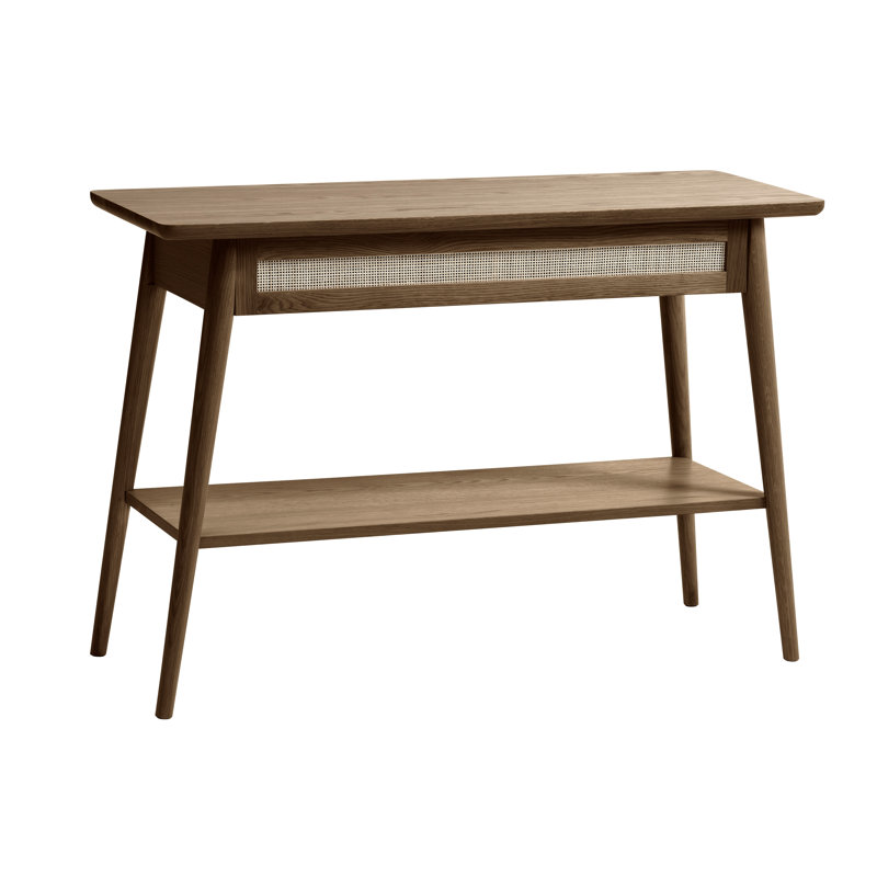 Plessis 110cm Console Table, Smoked Oak