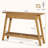 43.31" Solid Wood Console Table With 2 Drawers
