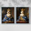 ANIMALS Series CCIII - Reproduction encadrée de qualité supérieure - prêt à être accroché - aucun clou requis - aucun clou requis-35912668-35912669