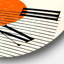 Minimal Compostions géométriques de formes élémentaires XIII - horloge murale moderne-59913437