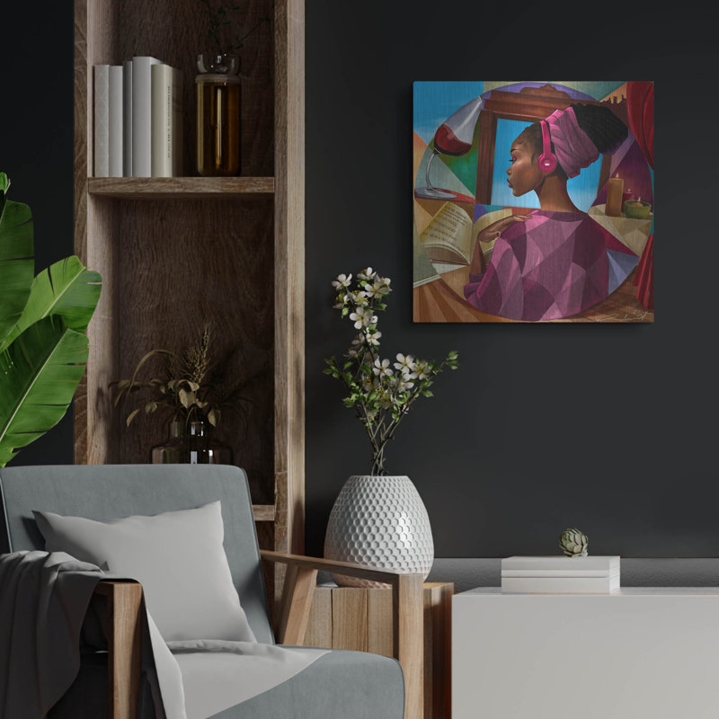 " Youre Enough " by Salaam Muhammad, 24" H x 24" W