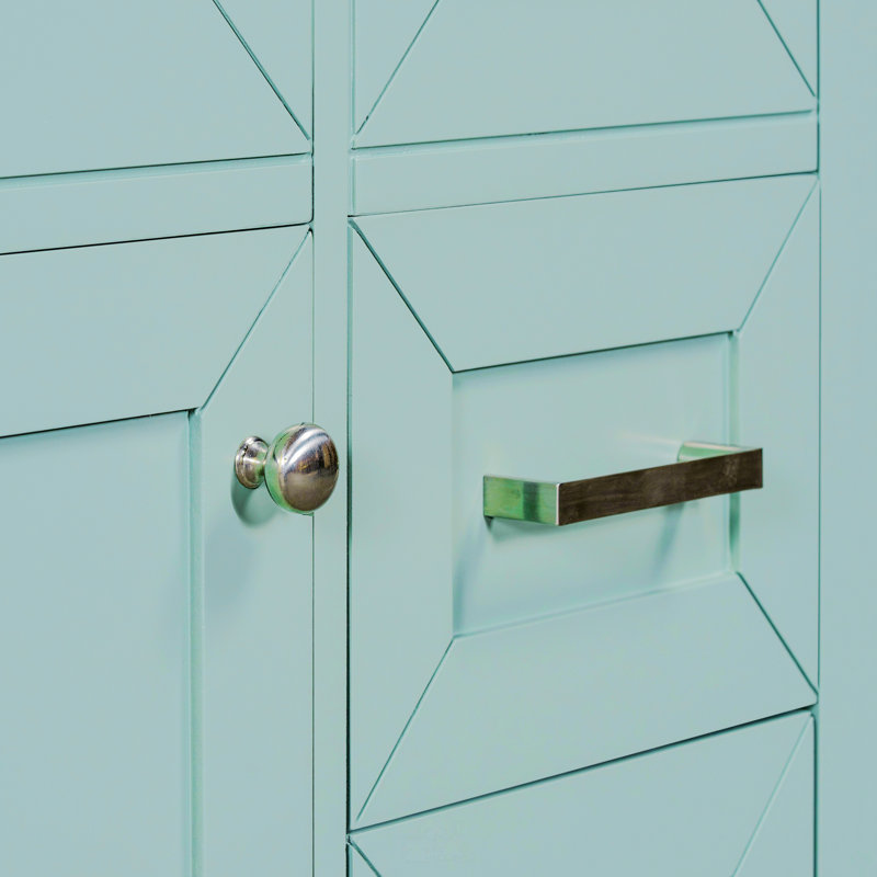 30" Bathroom Cabinet Vanity Without Sink, Green
