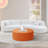 Bloxson Stylish and Minimalist Wave Stripe Coffee Table, Modern Round Coffee Table, Drum Circle Coffee Table for Living Room, Bedroom-1899056491-1914420448