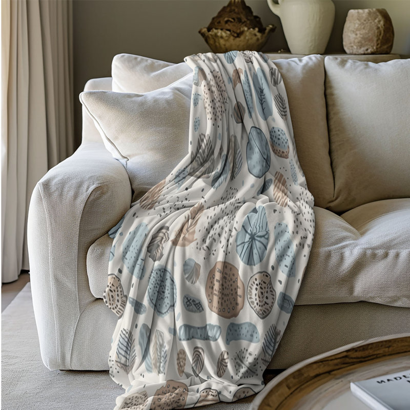 Boho Gravel - 1 pièce Sherpa Premium, L 80 po x l 60 po