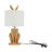 Gold Rabbit Table Lamp with Push Button Switch